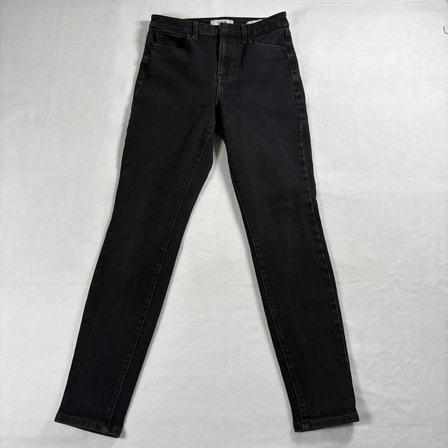 Guess Jeans Womens Size 26 Black 1981 Skinny Stretch Denim Y2K Retro Fit Styles!
