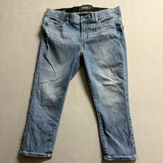Torrid Bombshell Skinny Jeans Women’s Size 16 Fits Like 36X21 Light Wash Denim