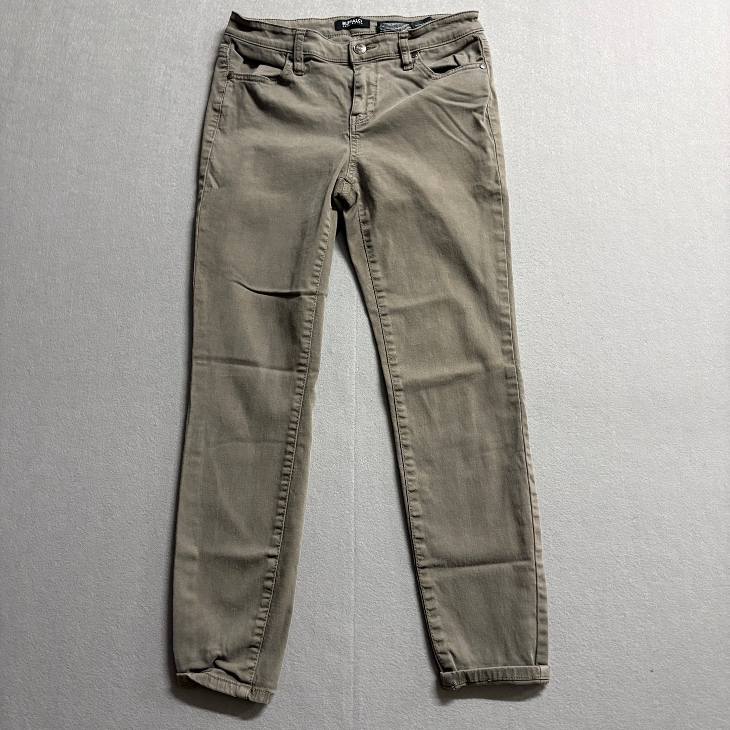 Buffalo David Bitton Avalon Skinny Jeans Women’s 6/28 Fits Like 28X25 Gray