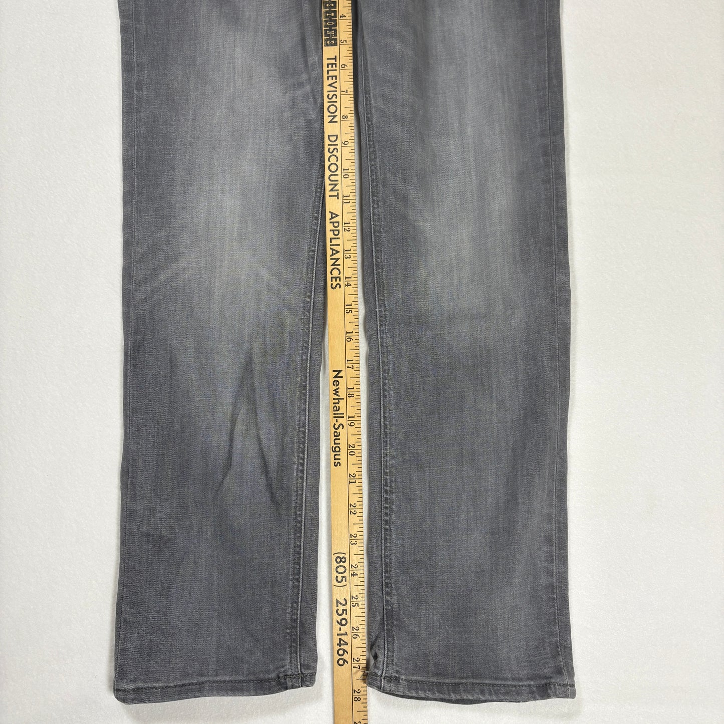 Express Jeans Men’s Slim Fit Gray Stretch Performance Denim Pants 34x30