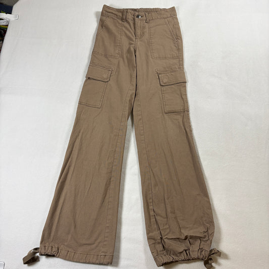 Wild Fable Cargo Pants Womens XS Tan Y2K Streetwear Jogger Utility Vintage 90s !