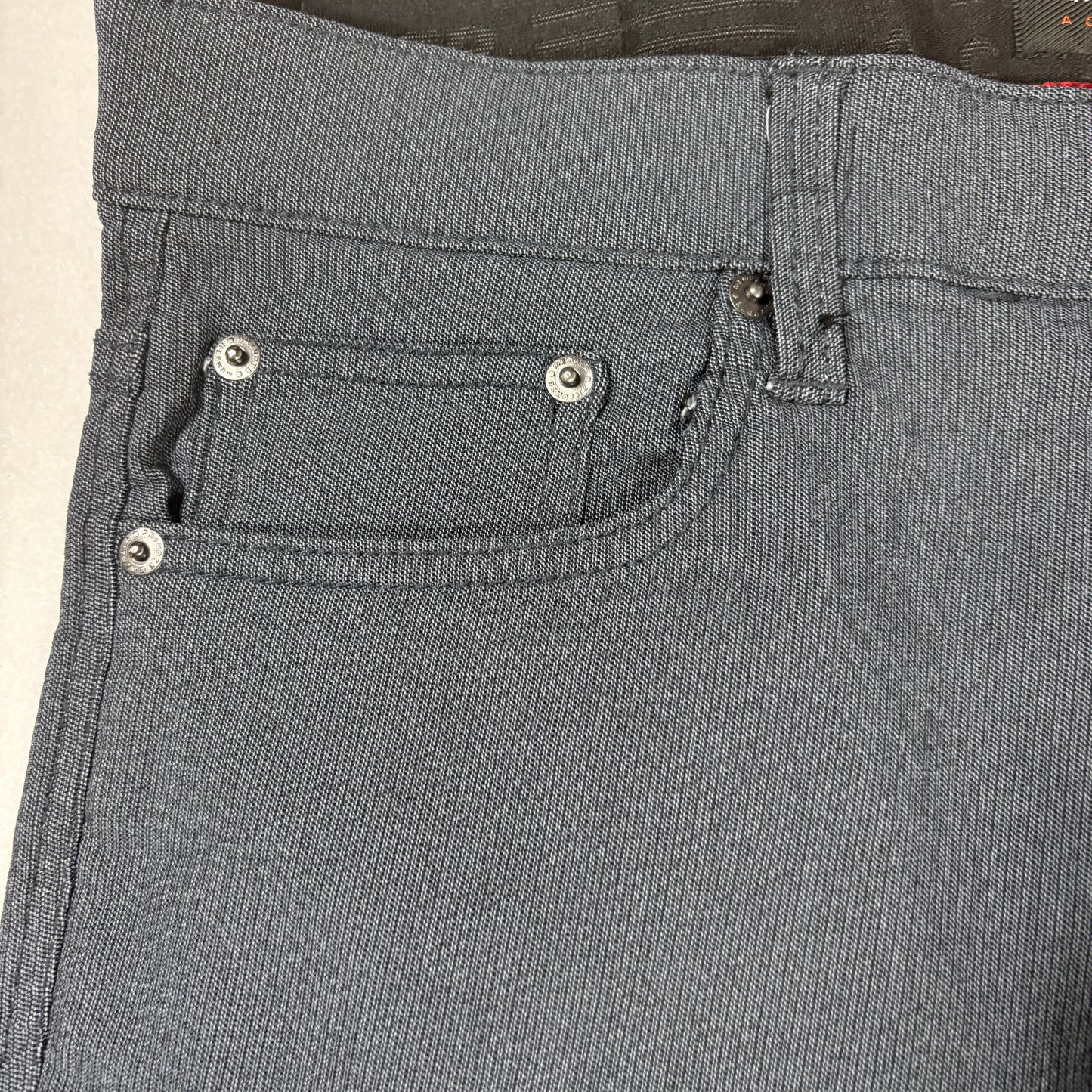 Private Member Actiflex Men’s Gray Stretch Jeans Size 34 Slim Fit Casual Pants