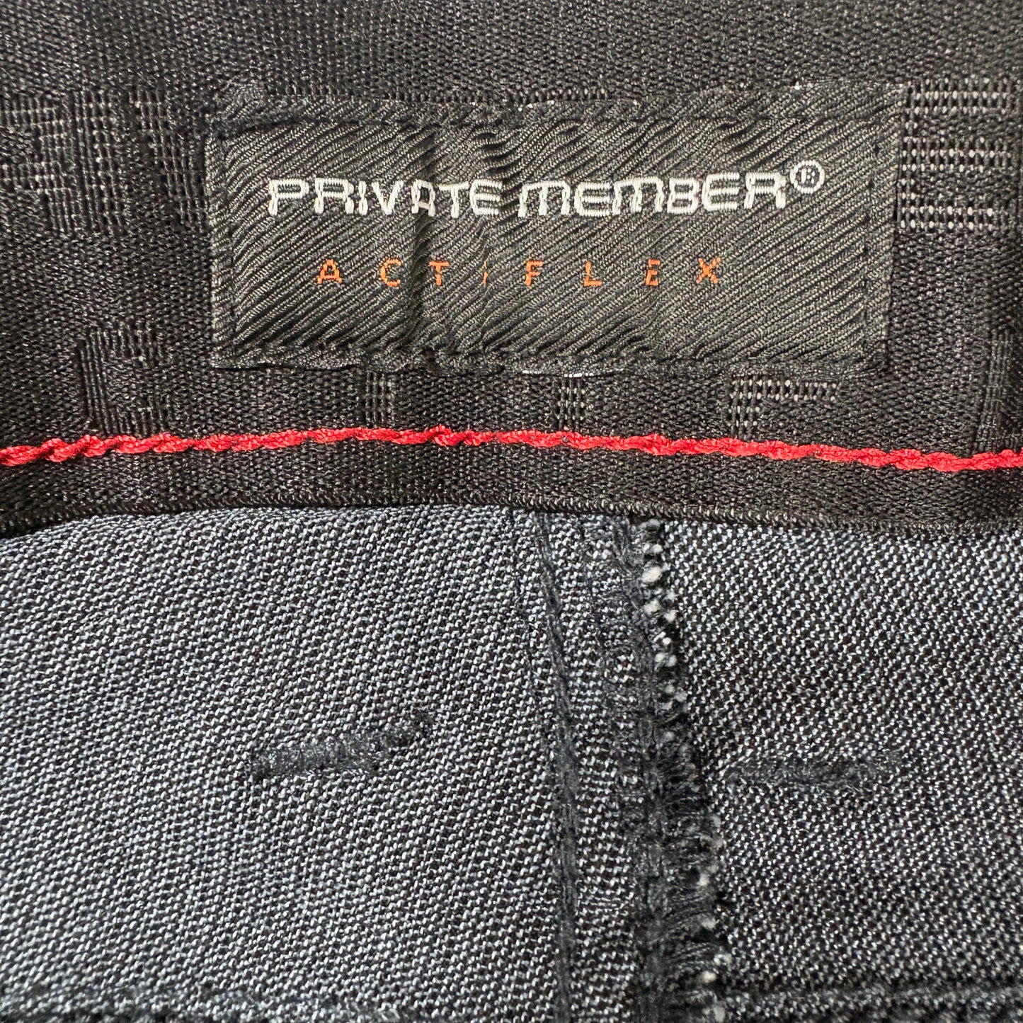 Private Member Actiflex Men’s Gray Stretch Jeans Size 34 Slim Fit Casual Pants