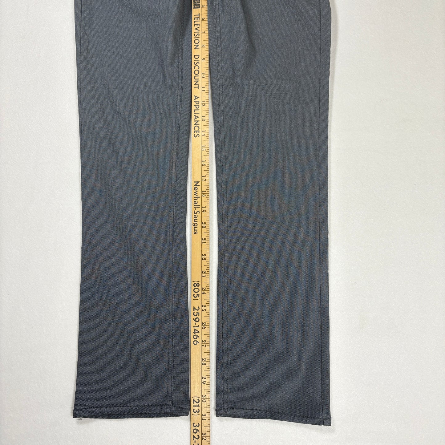 Private Member Actiflex Men’s Gray Stretch Jeans Size 34 Slim Fit Casual Pants