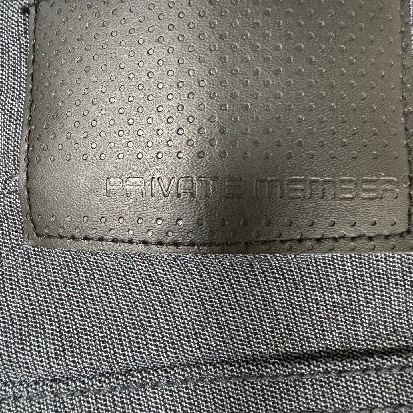 Private Member Actiflex Men’s Gray Stretch Jeans Size 34 Slim Fit Casual Pants