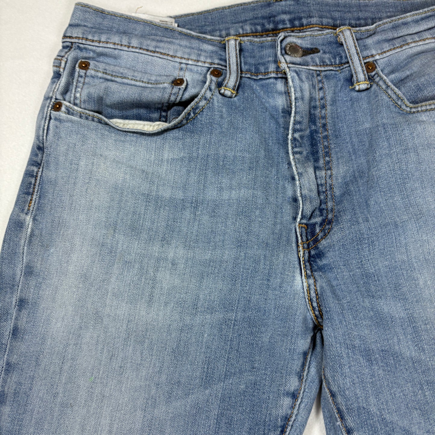 Levi’s 511 Men’s Jeans 34x30 Slim Fit Light Wash Denim Blue Stretch Casual Pants