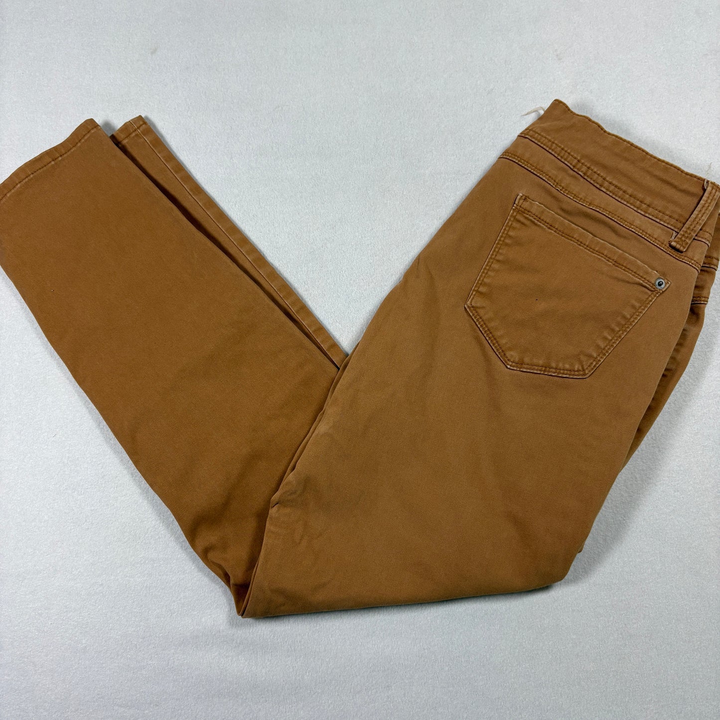 No Boundaries womens skinny jeans size 13 brown mid rise stretch Y2K vintage