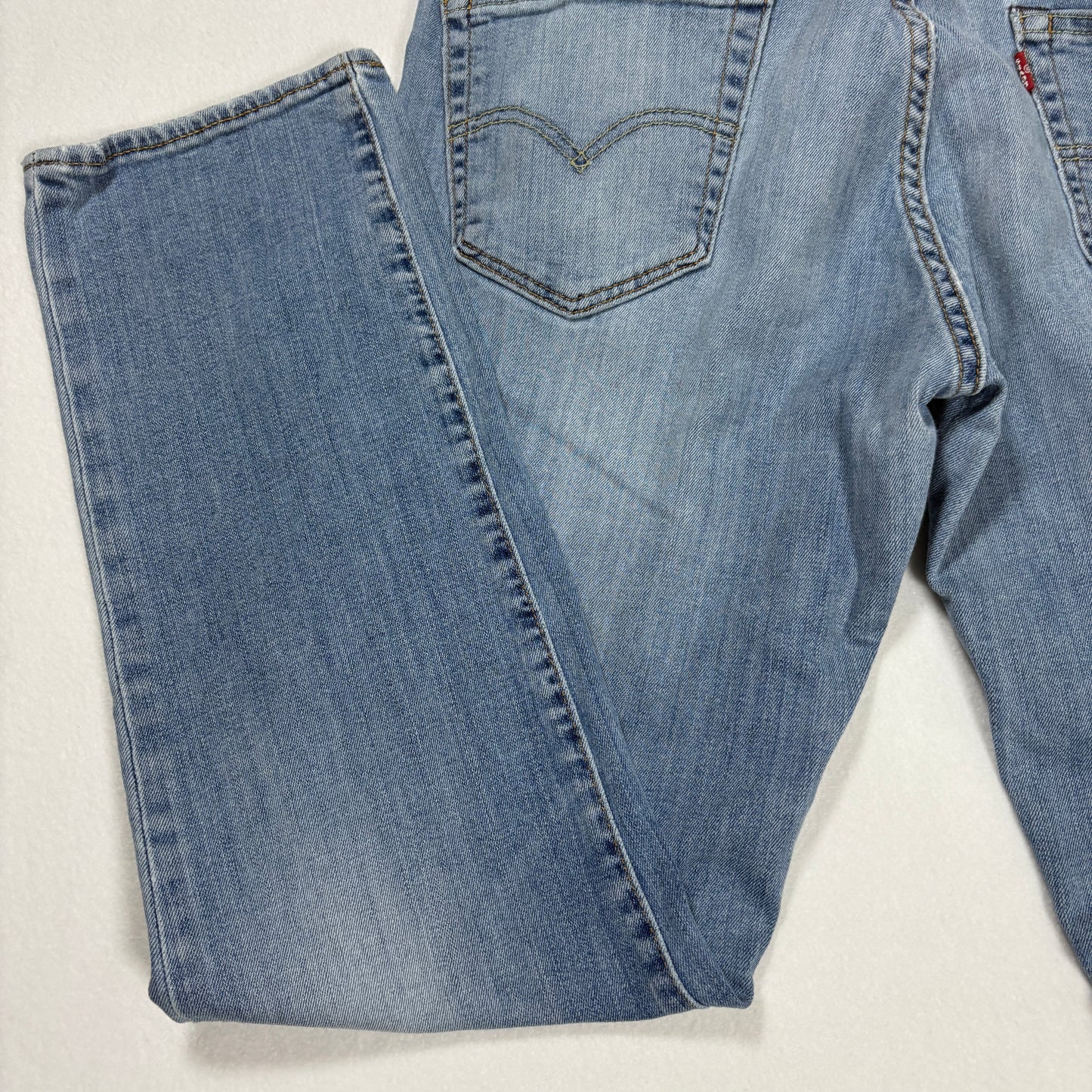 Levi’s 511 Men’s Jeans 34x30 Slim Fit Light Wash Denim Blue Stretch Casual Pants