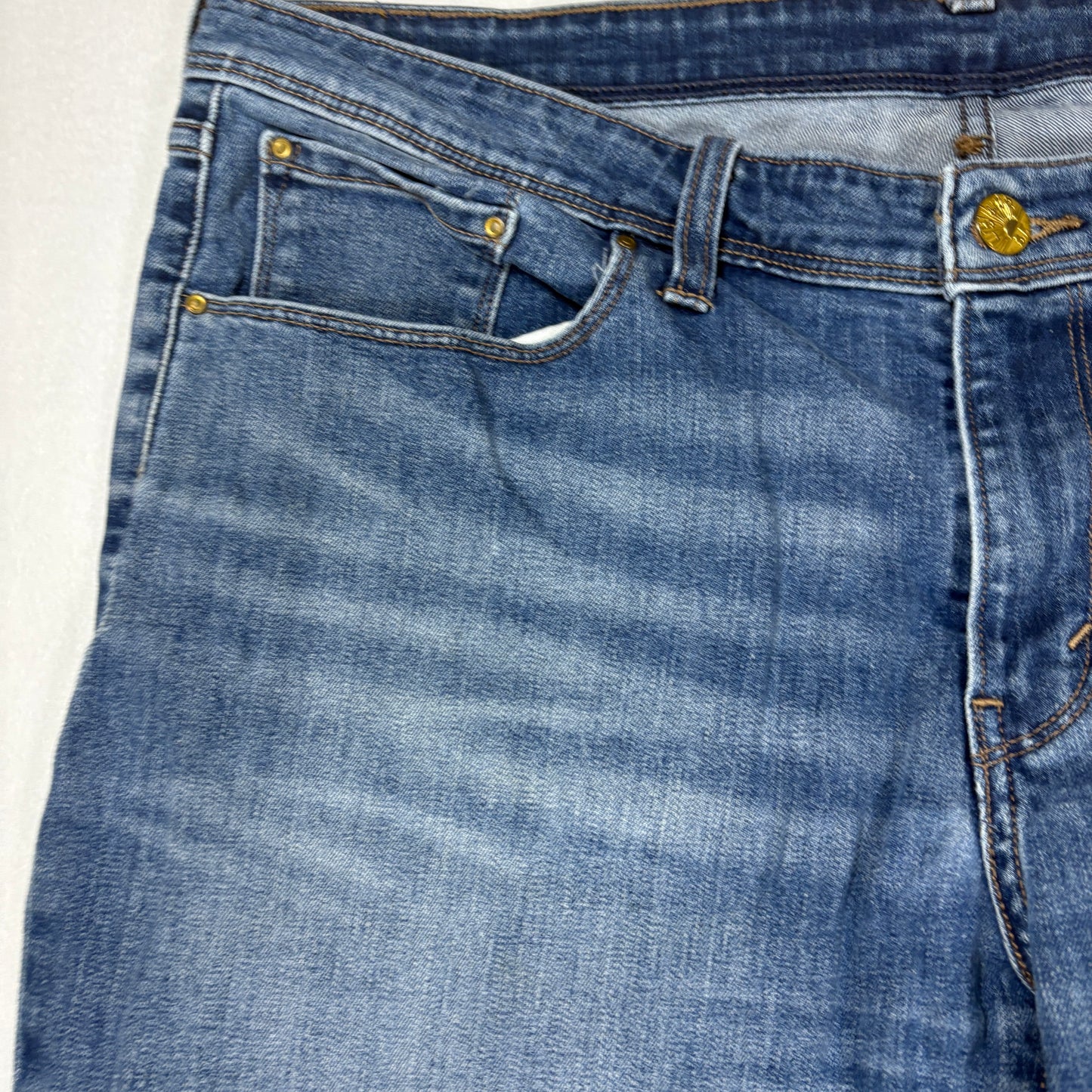 Levi’s Men’s Jeans W33 Blue Denim Straight Fit Classic 5-Pocket Casual Pants