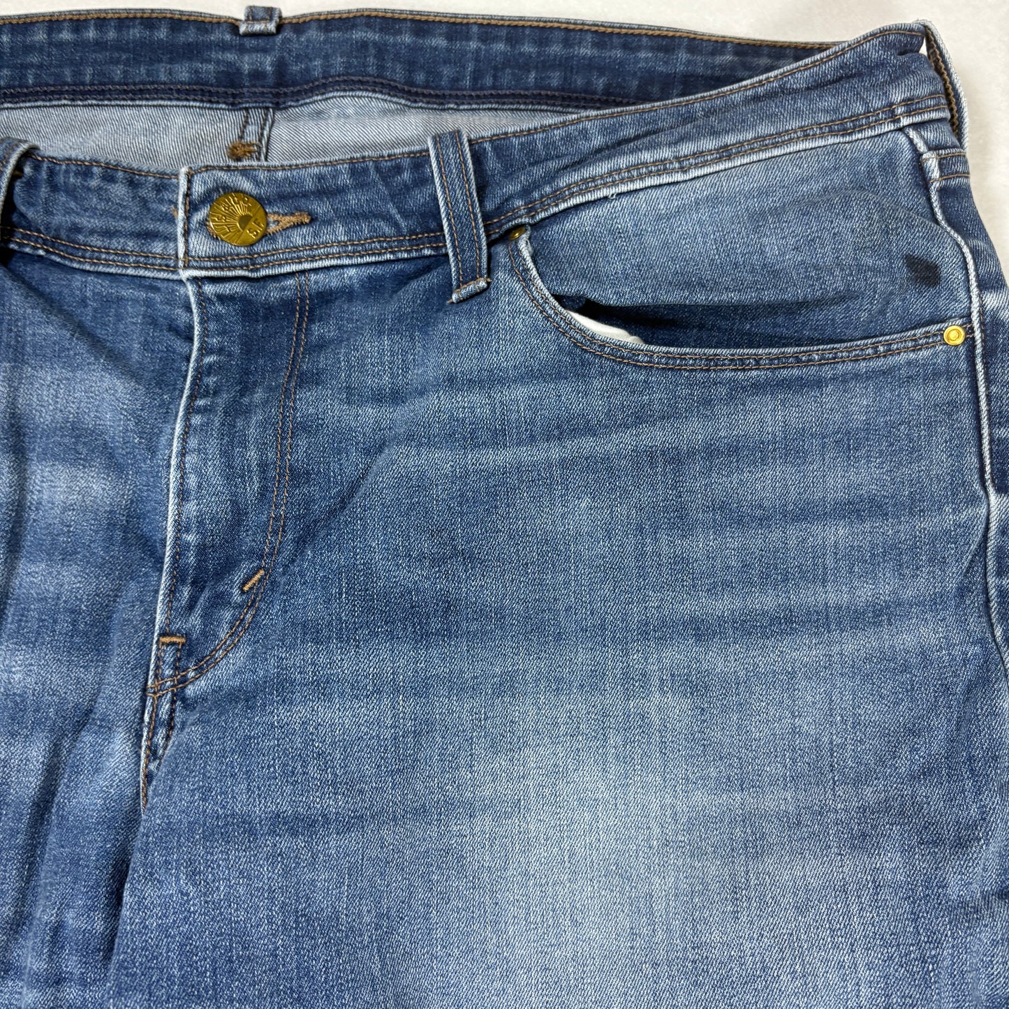 Levi’s Men’s Jeans W33 Blue Denim Straight Fit Classic 5-Pocket Casual Pants