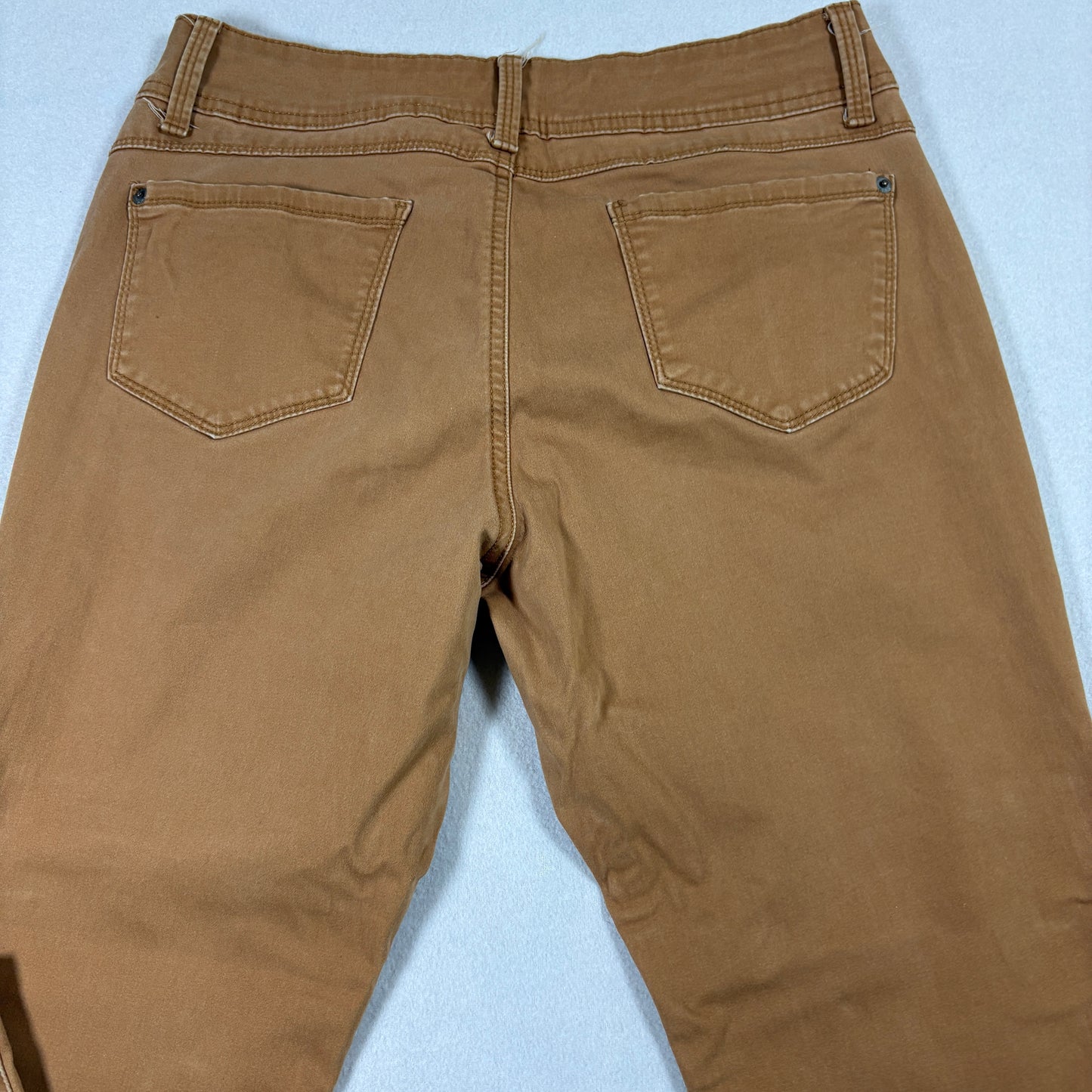 No Boundaries womens skinny jeans size 13 brown mid rise stretch Y2K vintage