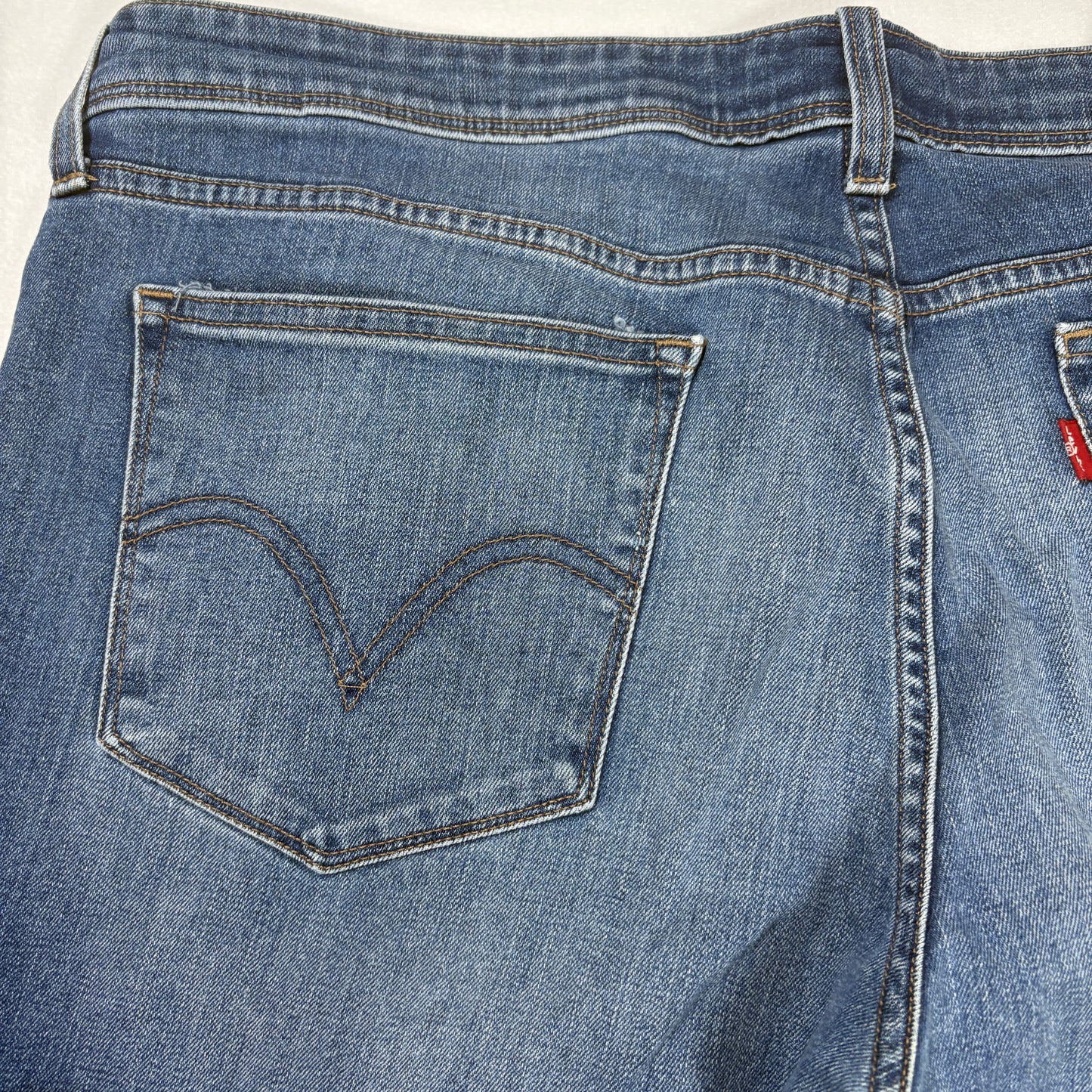 Levi’s Men’s Jeans W33 Blue Denim Straight Fit Classic 5-Pocket Casual Pants