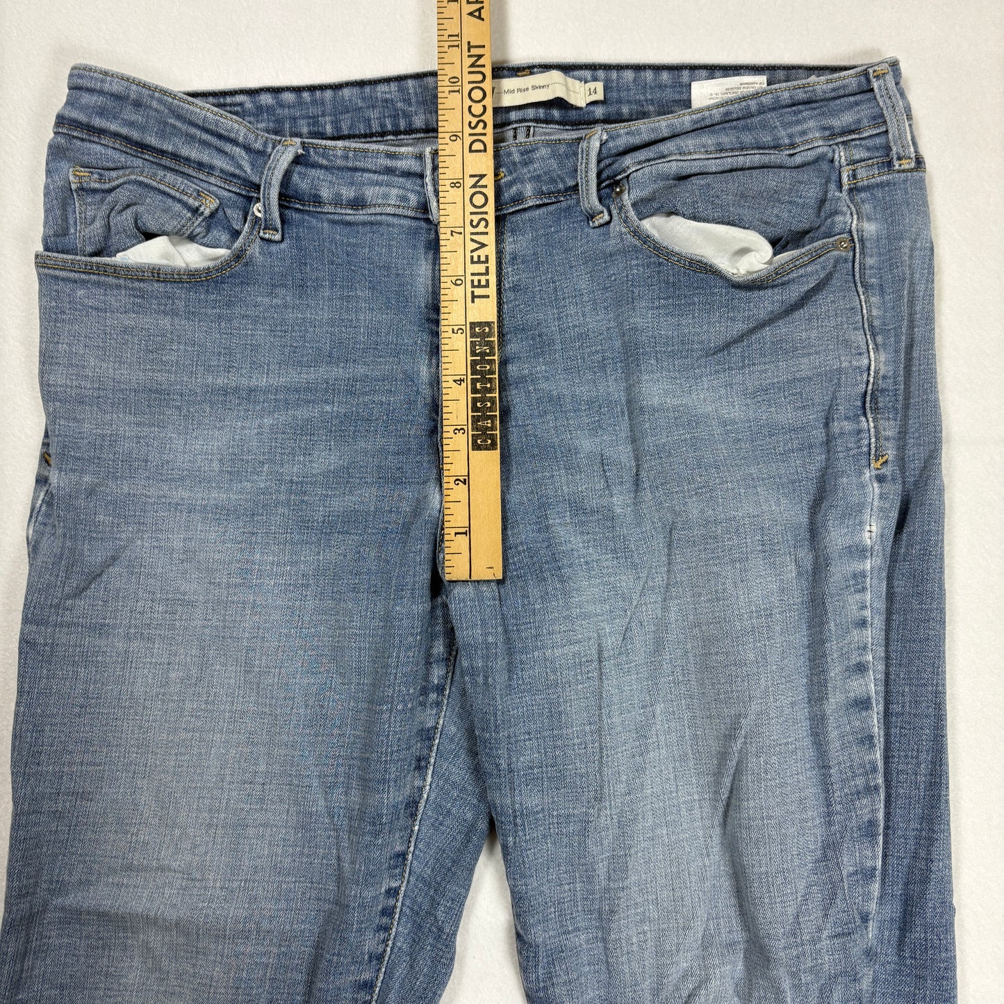 Levi’s 514 Men’s Jeans W32 L30 Straight Leg Light Wash Blue Denim Casual Pants