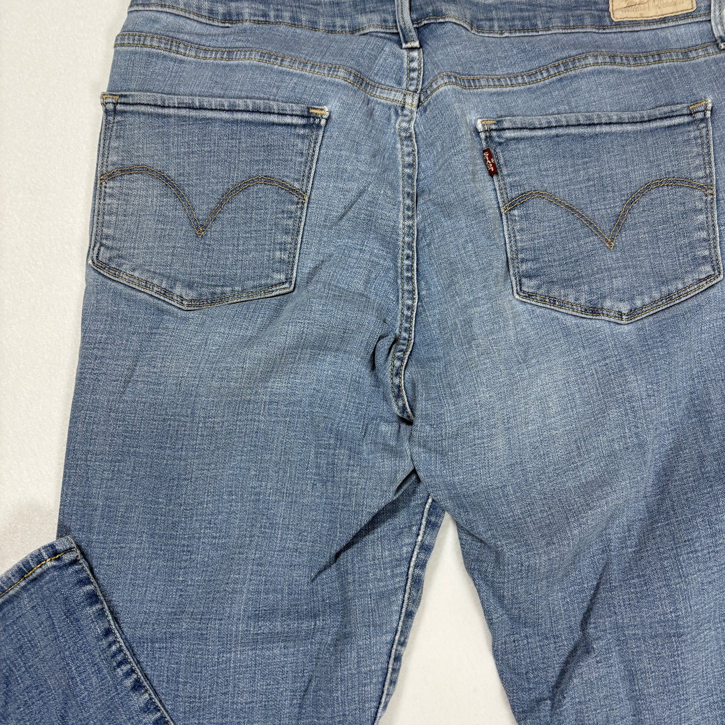 Levi’s 514 Men’s Jeans W32 L30 Straight Leg Light Wash Blue Denim Casual Pants