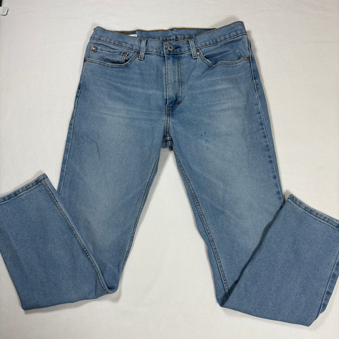 Levi’s 511 Men’s Jeans 34x30 Slim Fit Light Wash Blue Denim Faded Casual Pants