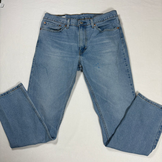Levi’s 511 Men’s Jeans 34x30 Slim Fit Light Wash Blue Denim Faded Casual Pants