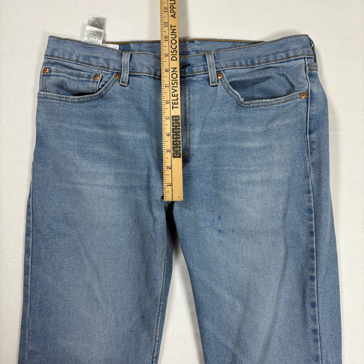 Levi’s 511 Men’s Jeans 34x30 Slim Fit Light Wash Blue Denim Faded Casual Pants