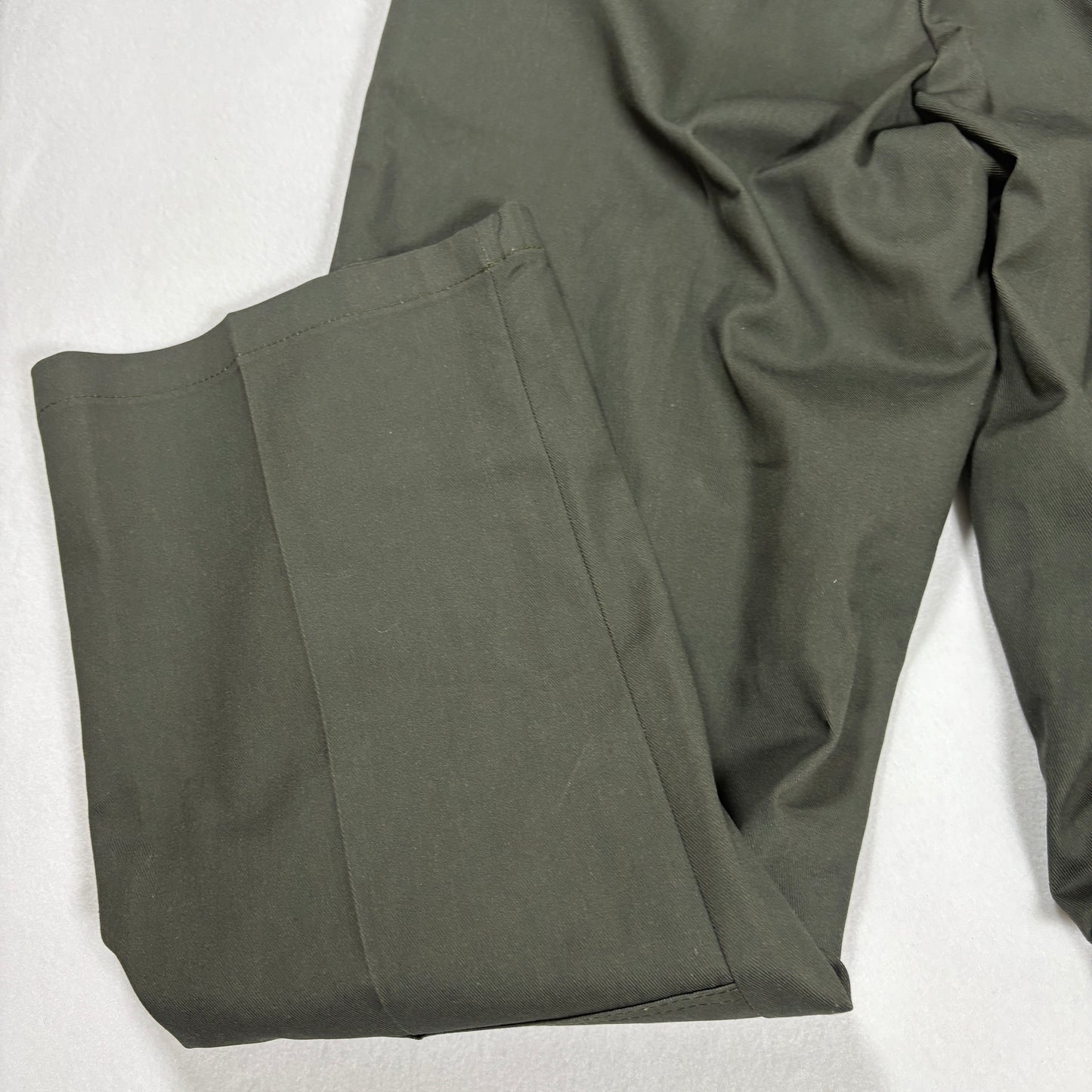 Dickies Men’s Loose Fit Work Pants 32x30 Green Twill Straight Leg Double Knee