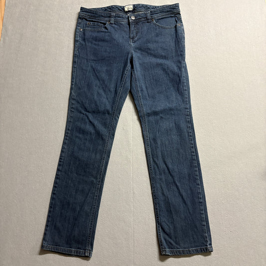 Bootcut Stretch Jeans Bass Heritage Denim Tag 10 Fits Like 34x29 Dark Wash Y2K