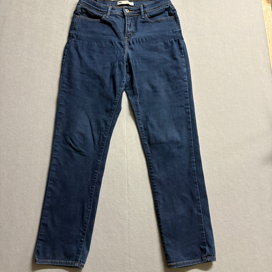 Levi's Perfectly Slimming Skinny Jeans Tag 10 Fits Like 29x30 Dark Wash