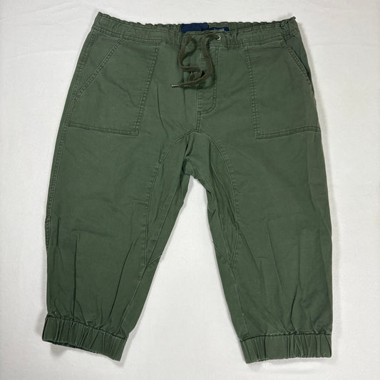 American Eagle Men’s Jogger Pants XL Green Drawstring Waist Casual Cotton Blend