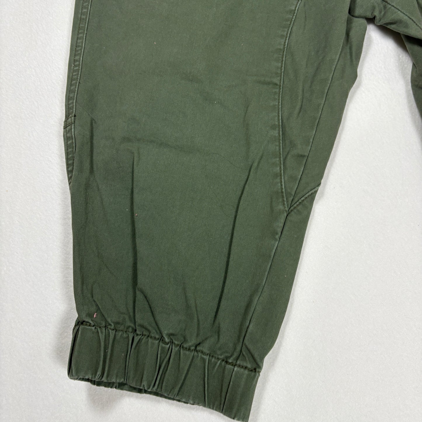 American Eagle Men’s Jogger Pants XL Green Drawstring Waist Casual Cotton Blend