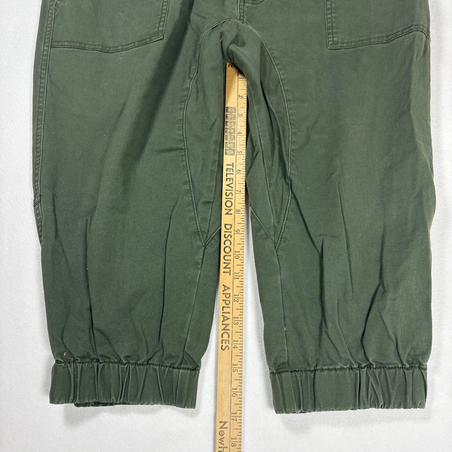 American Eagle Men’s Jogger Pants XL Green Drawstring Waist Casual Cotton Blend