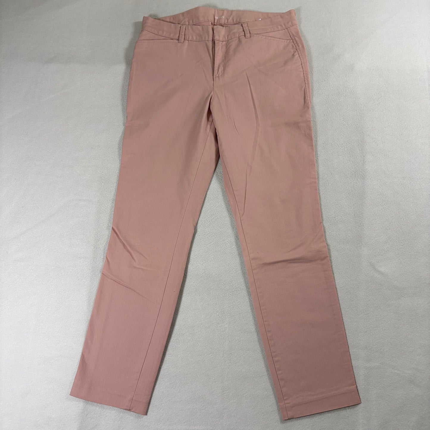 Skinny Ankle Pants Stretch Pink Pixie Old Navy 8 Fits Like 31 X 27 Mid Rise Slim