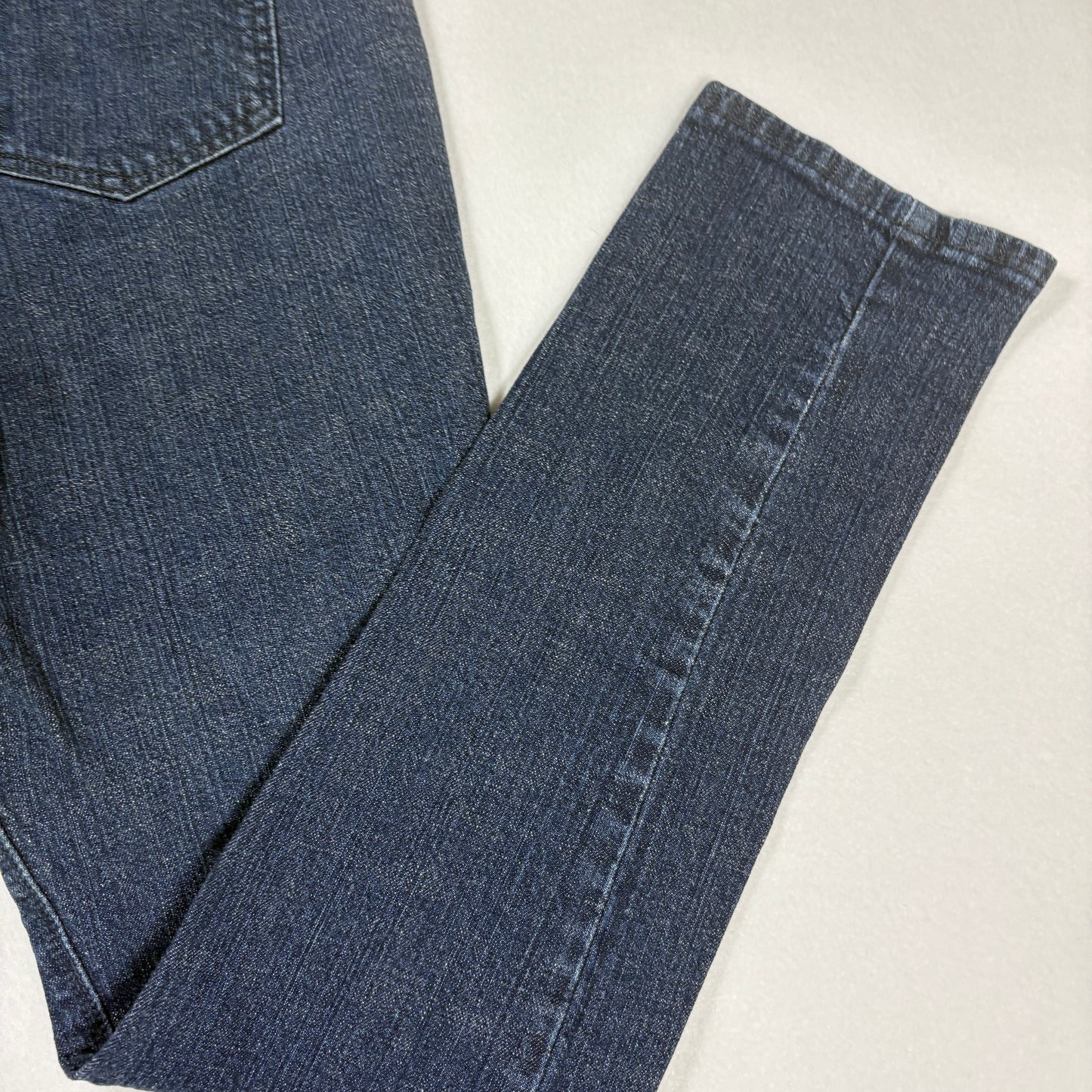 Express Jeans Women’s Size 14 Dark Wash Denim Stretch Straight Leg Mid Rise