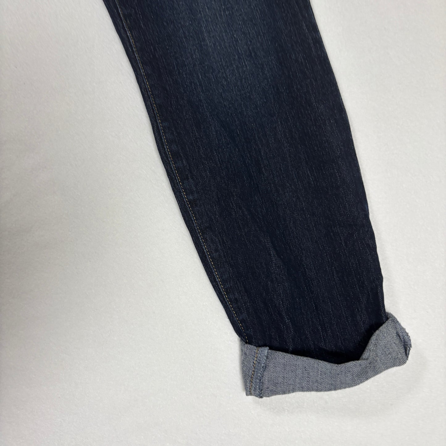 S & Co. Women’s Jeans Size 14 Dark Wash Skinny Low Rise Stretch Denim Cuffed Hem