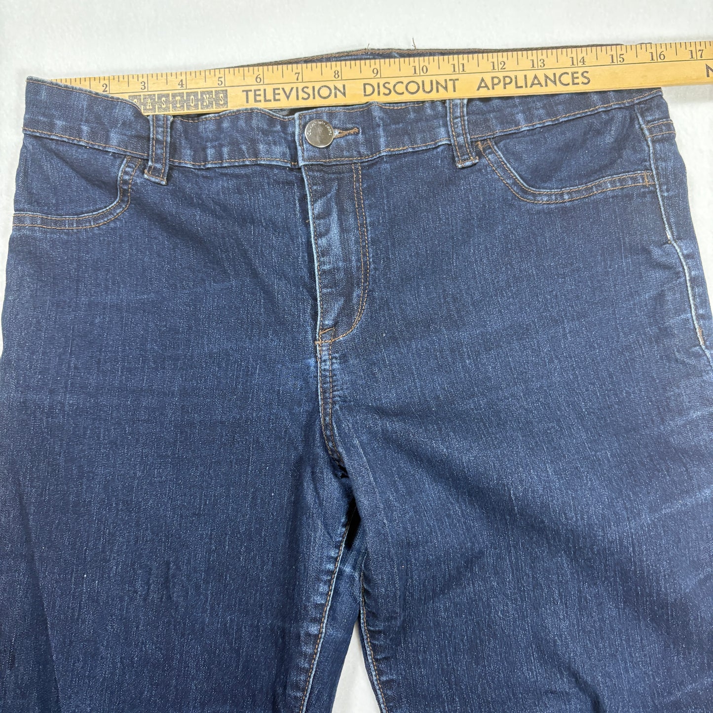 Calvin Klein Jeans Women’s 14/32 Dark Wash Legging Denim Stretch Skinny Fit