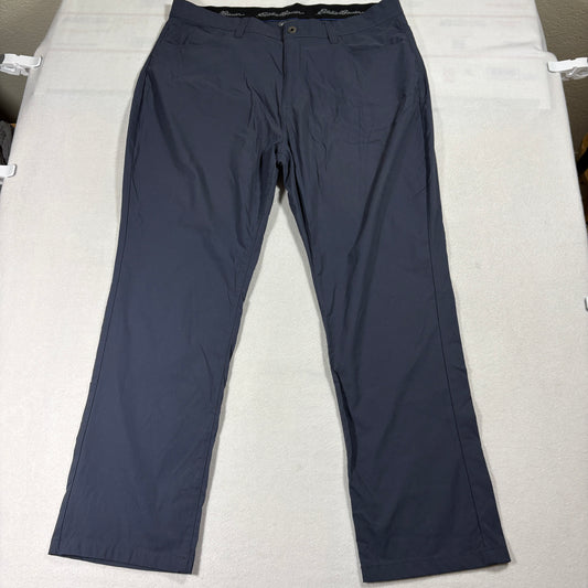 Eddie Bauer Pants Mens 40x30 Gray Lightweight Stretch Hiking Outdoor
