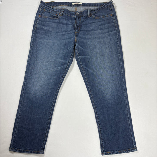 Levi’s Men’s Jeans W33 Dark Wash Straight Fit Stretch Denim Classic 5-Pocket