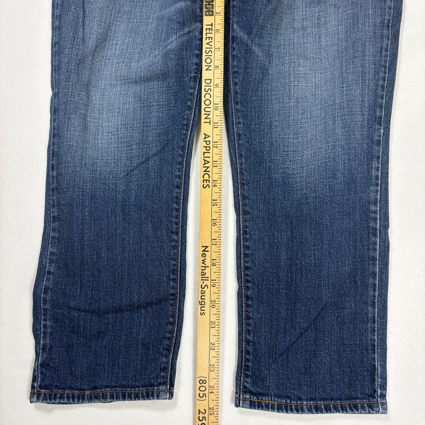 Levi’s Men’s Jeans W33 Dark Wash Straight Fit Stretch Denim Classic 5-Pocket