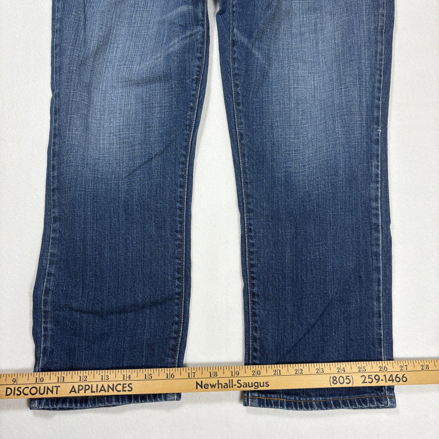 Levi’s Men’s Jeans W33 Dark Wash Straight Fit Stretch Denim Classic 5-Pocket