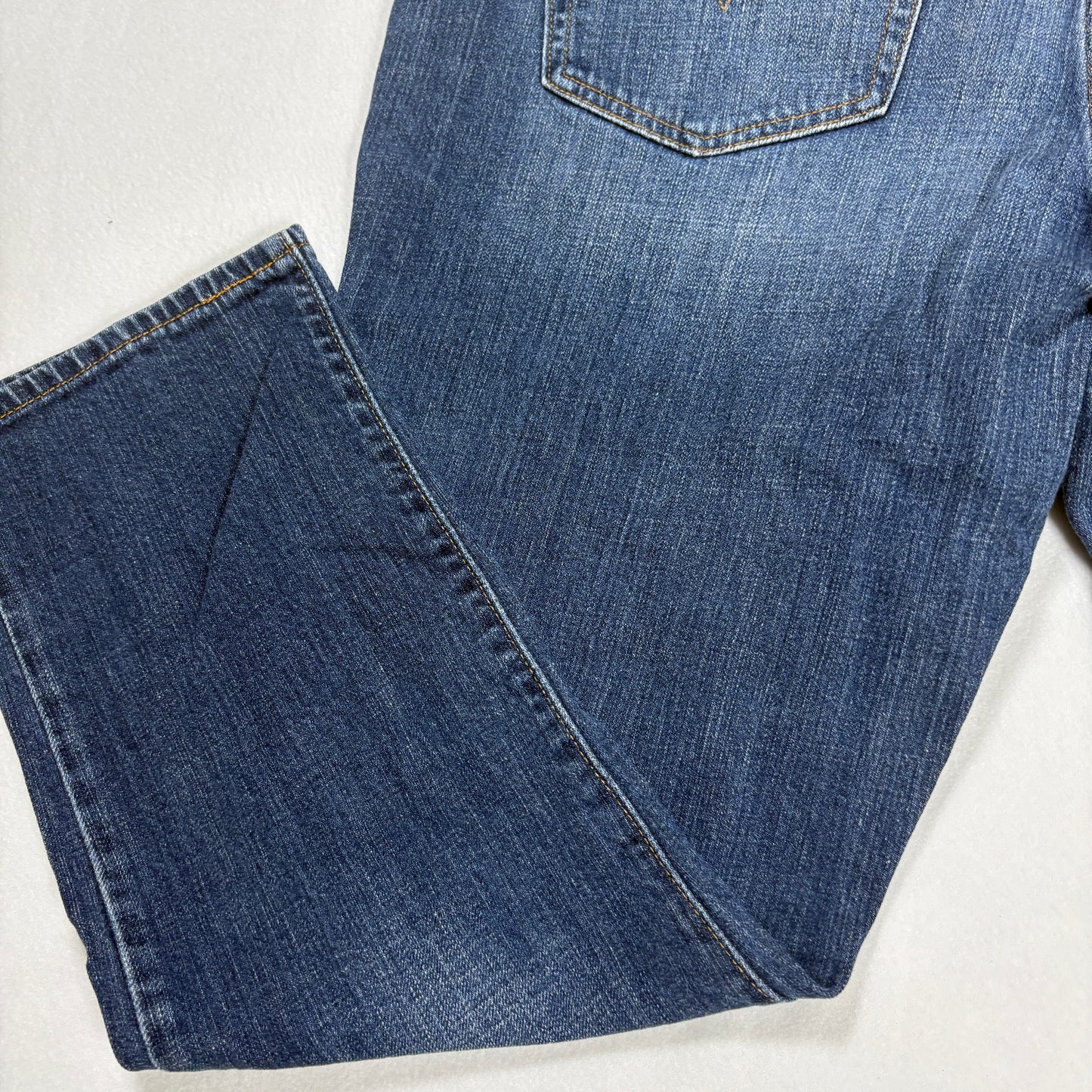 Levi’s Men’s Jeans W33 Dark Wash Straight Fit Stretch Denim Classic 5-Pocket