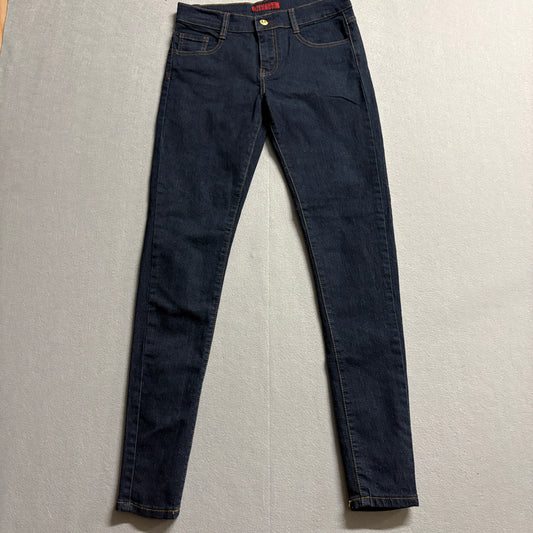 Sassy Skinny Jeans Womens Size 5 Fits Like 29x30 Dark Wash Stretch Denim