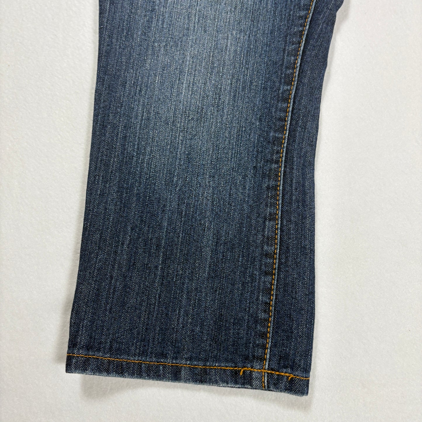 SO Women’s Jeans Size 15 Bootcut Mid-Rise Blue Denim Faded Wash Casual