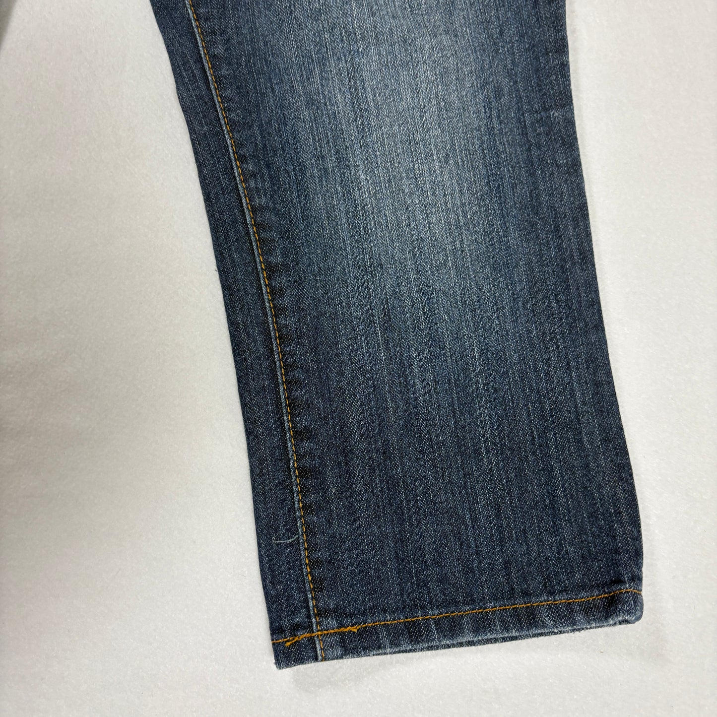 SO Women’s Jeans Size 15 Bootcut Mid-Rise Blue Denim Faded Wash Casual