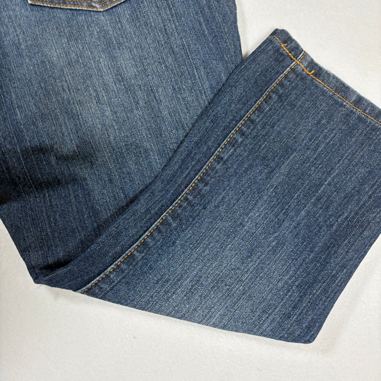 SO Women’s Jeans Size 15 Bootcut Mid-Rise Blue Denim Faded Wash Casual