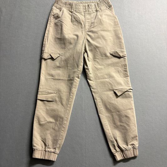 VIP Cargo Jogger Pants Womens Size 11 Fits Like 28x26 Beige Utility Stretch