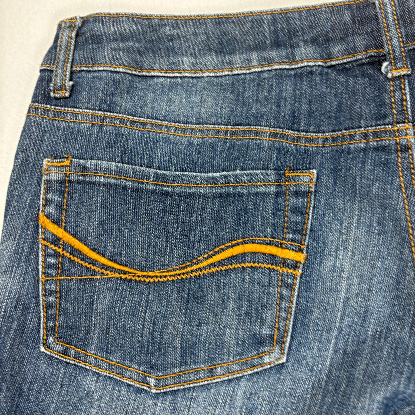 SO Women’s Jeans Size 15 Bootcut Mid-Rise Blue Denim Faded Wash Casual