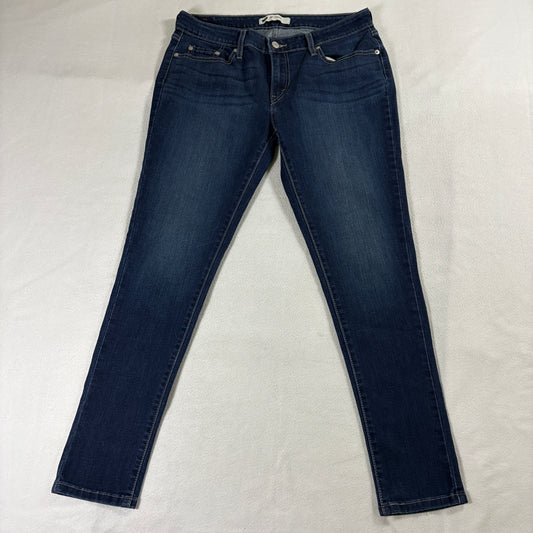 Levis 535 Legging Jeans 15M Fits Like 32X28 Skinny Stretch Dark Wash Denim