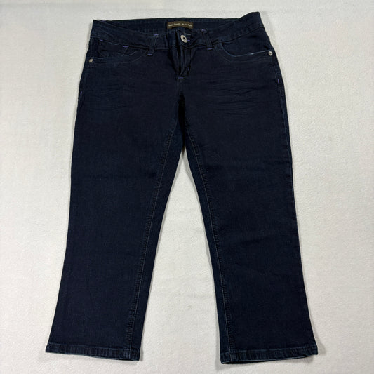 Noble Dark Wash Jeans Womens 11 Bootcut Embroidered Y2K Retro Stretch Denim