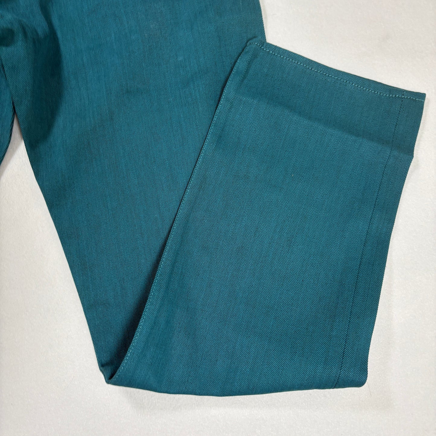 Levi’s 501 XX Men’s Jeans W34 L32 Teal Blue Straight Leg Button Fly Denim