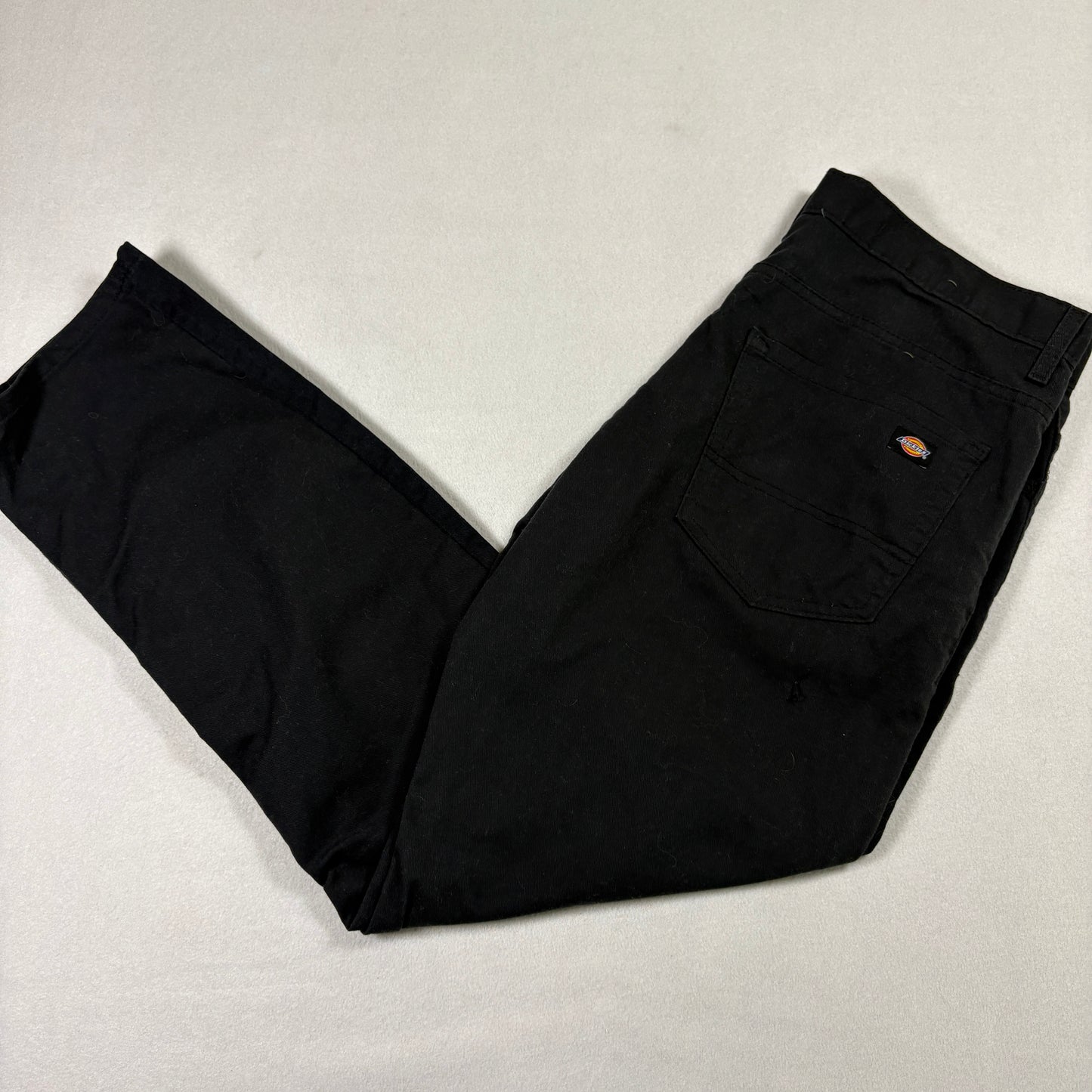 Dickies mens black work pants 34x30 durable flexible straight leg grunge Y2K