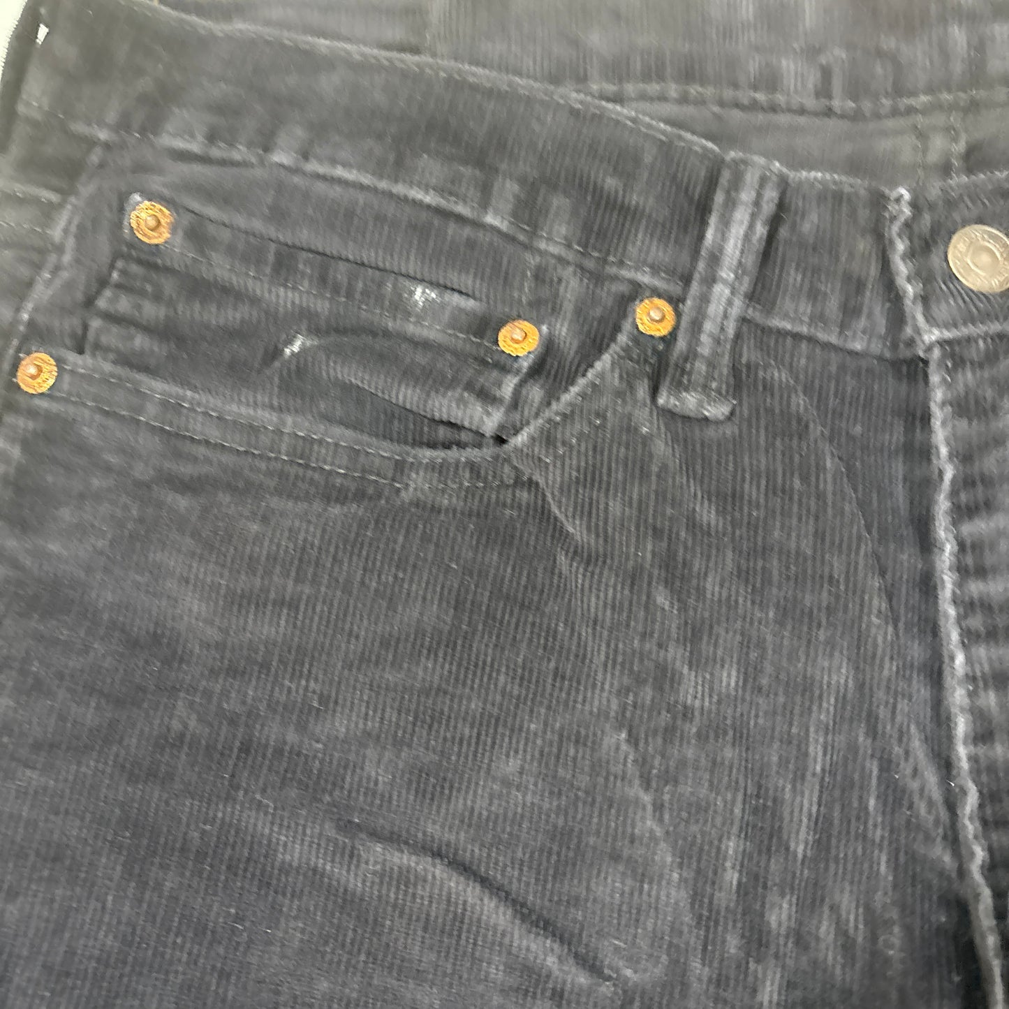 Levi’s 514 Men’s Corduroy Pants Black W34 L36 Straight Leg Casual