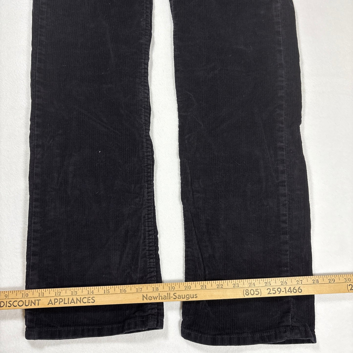 Levi’s 514 Men’s Corduroy Pants Black W34 L36 Straight Leg Casual