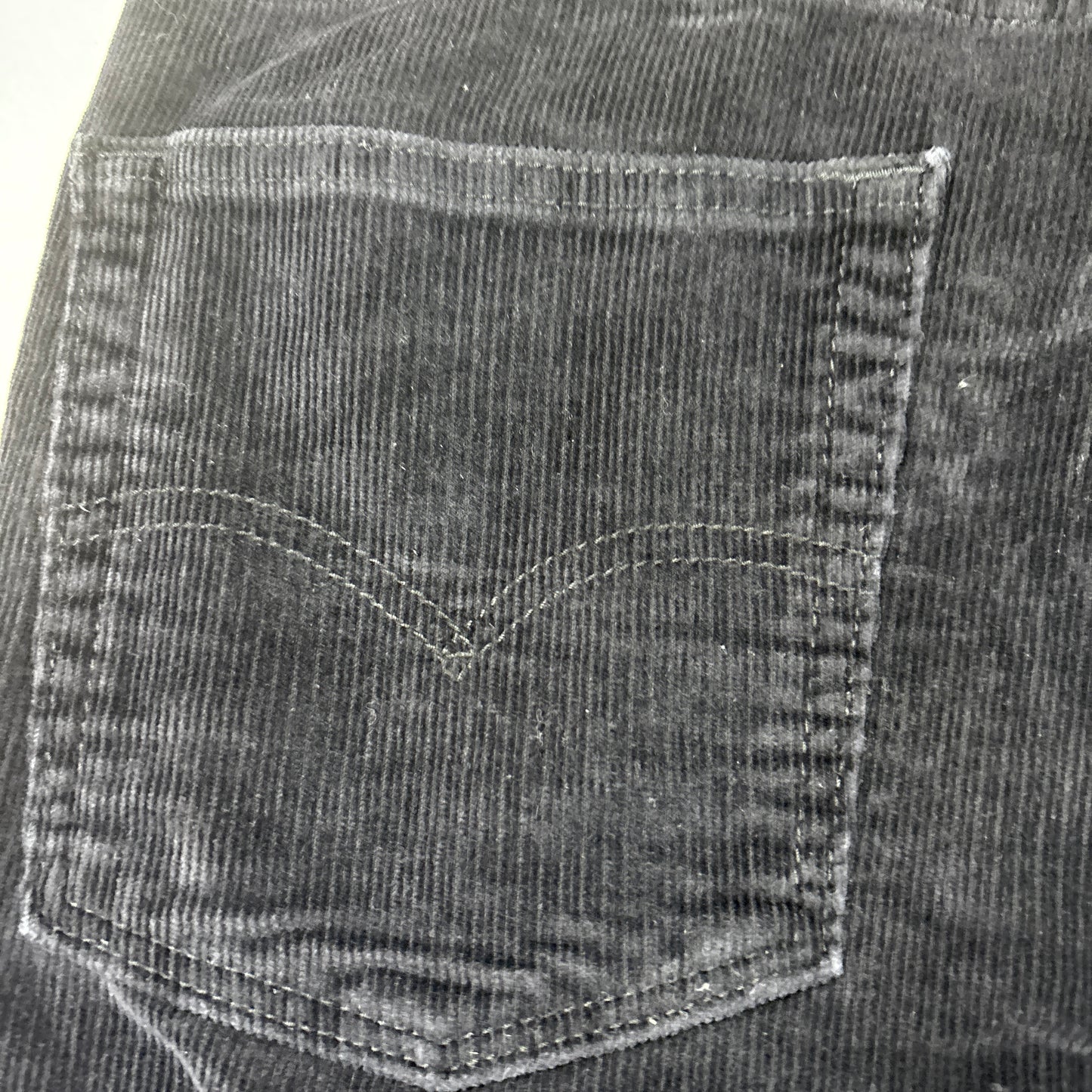 Levi’s 514 Men’s Corduroy Pants Black W34 L36 Straight Leg Casual