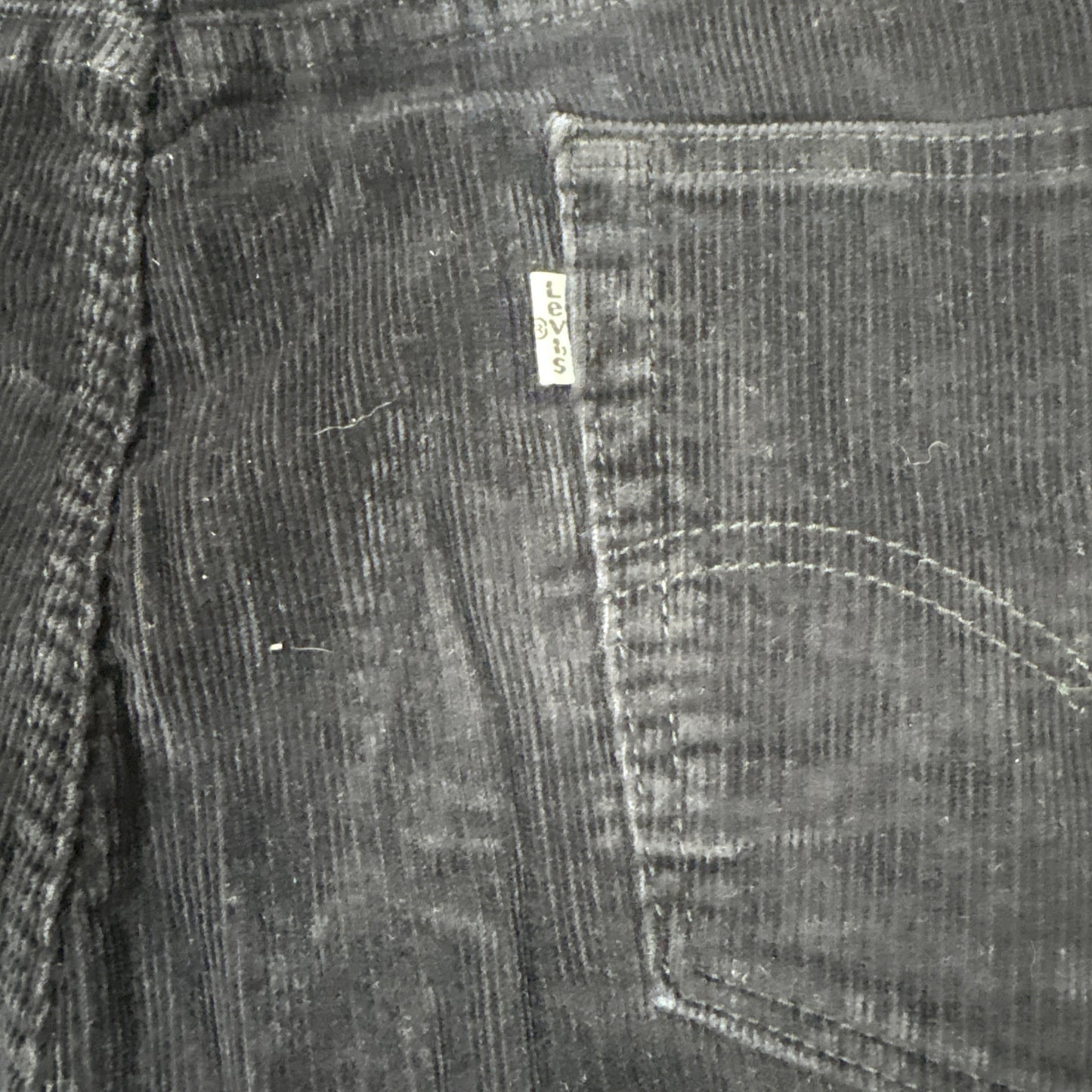 Levi’s 514 Men’s Corduroy Pants Black W34 L36 Straight Leg Casual